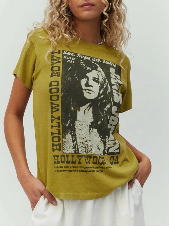 Daydreamer Tops - Daydreamer Janis Joplin T-Shirt